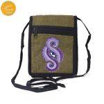 Creative Touch Green Front Zippered Cross Body Bag For Women 9102