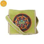 Creative Touch Lime Green Printed Cross Body Bag For Women 6302A