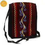Creative Touch Maroon Hemp Colorful Embroidered Sling Bag For Women