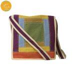 Creative Touch Multicolored Flap Lock Cross Body Bag For Women 6414