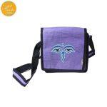 Creative Touch Purple Embroidered Cross Body Bag For Women 6702
