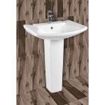 CROME WASH BASIN (only basin and pedistal)