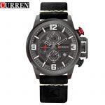CURREN 8278 Casual Sports Black Dial Watch For Men