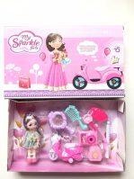 Cute Barbie Decoration Beauty/Makeup Set For Kids