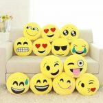 Cute Soft Emoji Pillow 12 inch Stuffed Playing Pillow Plush Toys Doll For Kids, Girlfriend, Friends ,Love on Birthday, Valentines Day, Anniversary Gift
