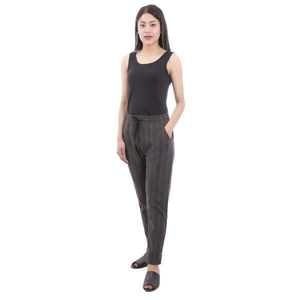 Stripped Inner Fleece Pants For Women