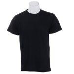 Dark Navy  Solid Round Neck T-Shirt For Men