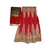 Embroidery Net Lehenga