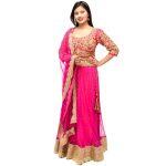 Golden Lehenga Set For Women