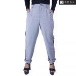 Deal Jeans Women Grey Stripe Casual Trousers