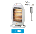 Diamond  Halogen Heater DHH-126 – Shine With 1 Electric Coffee Beater Free