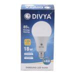 Divya 18 W White LED Bulb B22