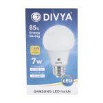Divya 7 W White LED Bulb E27