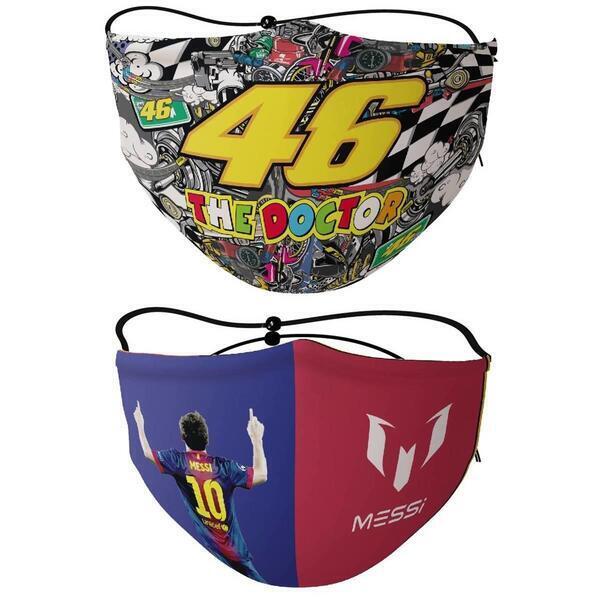 Doctor 46, Messi, 5 Layers Printed Face Mask