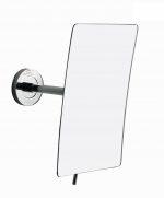 Dolphy 5X Magnifying Brass & Stainless Steel Rectangle Wall Mounted Makeup Mirror