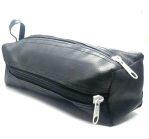 Double Zip PU Pencil Purse