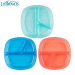 Dr. Brown’s Divided Plate - 3 pack - tf017