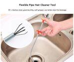 Drain Snake Spring Pipe Dredging Tool Dredge Unblocker Drain Clog Tool For Kitchen Sink Sewer Cleaning Hook Water Sink Tool