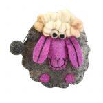Drakgrey Sheep Design Felt Coin Purse For Women
