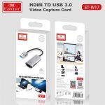 Earldom W17 HDMI to USB3.0 Video Capture Card, Live Streaming