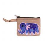 Elephant Embroidered Hand Purse For Women