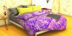 Embossed Style Double Bed Fiber Quilt/Blanket In Korean Fiber Sheet With Velvet Material Finish