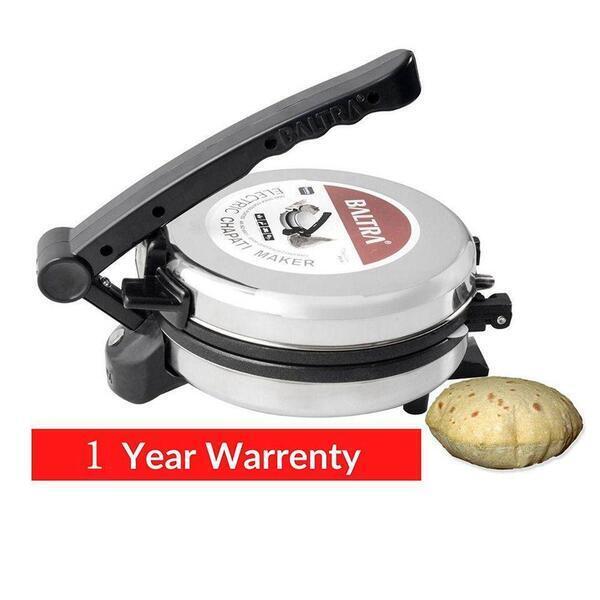 EP Baltra India BTR201 Magicook Electric Roti Maker - (Chrome/Black)