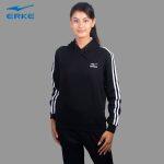 ERKE Pullover Hoodie Black For Women 12219314415-001