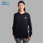 ERKE Pullover Sweatshirt Black For Women 12218414307-003