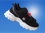 Espot Black/White Lace-Up Sneaker For Men