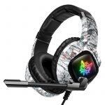 Ew ONIKUMA Camouflage Version K19 Gaming Headset with RGB for PS4,Mobile Phone, Laptop