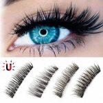 Eyelashes – 3D Lashes – False Eyelashes Makeup Reusable Natural Hand Made Fake Eyelashes -3 pair