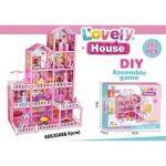 Ezeekart Lovely House Diy Assemble Game 243pcs for kids