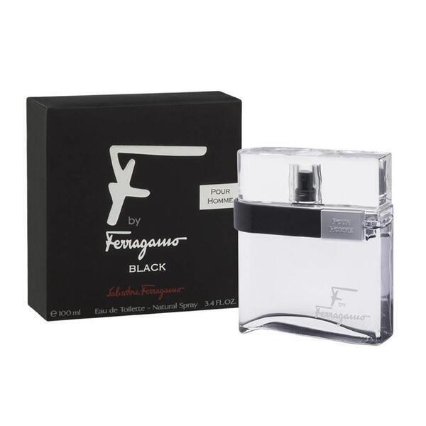 F by Ferragamo Black By Salvatore Ferragamo For Men Eau De Toilette Natural Spray