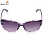 Fastrack Purple Oval Sunglasses For Women P313PR2F