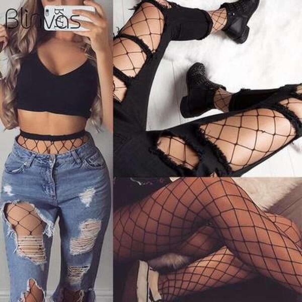 Fishnet Panty Hose Net Stockings For Women