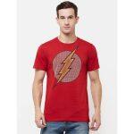 Flash by Free Authority Red Tshirt for Men STY-18-19-002788