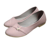Flat Pink Close Shoes For Women