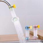 Flexible 360 Adjustable Kitchen Faucet Tap Extender Splash-Proof Water Filter Outlet Head Water Saving Sprayer Filter Diffuser