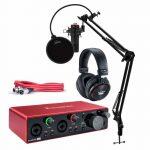 Focusrite Scarlett 2i2 Studio (3rd Gen) USB Audio Interface and Recording Bundle with Pro Tools First