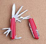 Folding Pocket Multitool Knife Swiss Army Style Outdoor 11 Function
