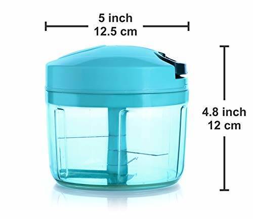 Food Chopper Processor Pull & Hand Held Vegetable Chopper / Blender - Chop Fruits