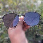 Full Black Metal Frame  Trendy  Sunglasses For Men