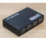Full HD HDMI Splitter 1×4 4 Port 1 in 4 out Hub Repeater Amplifier v1.4 3D 1080p