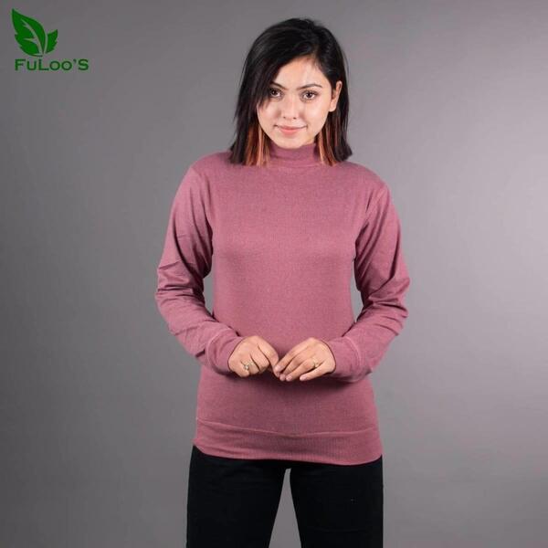 Fuloo's High-Neck Sweater in Different Colors for women