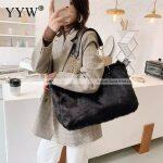 Fur Designed Stylish Shoulder Bag For Women
