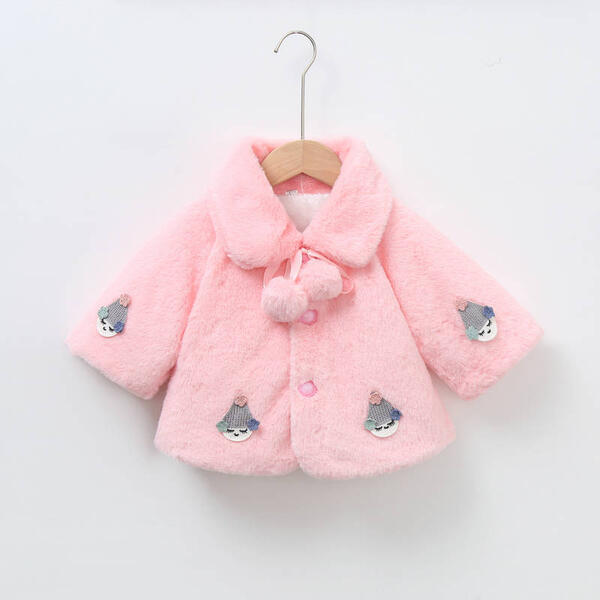 Furry Winter Coat for Baby Girls