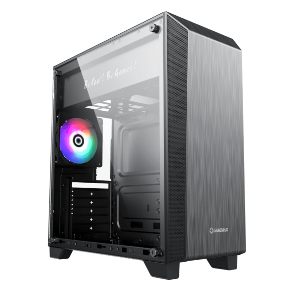 Gamemax Nova N5 Mid Tower Black ATX Gaming Casing