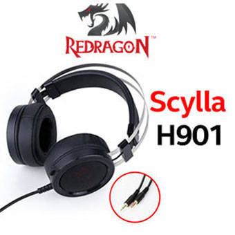 Gaming Headphone Redragon SCYLLA H901 Gaming Headset Gamer For PC PS4 Switch Phone Surround Pro Wired Computer Stereo Headsets With Microphone