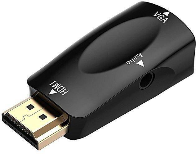 Generic HDMI to VGA Converter. USB-Stick-Size Gold-Plated 1080P HDTVHDMI to VGA Adapter Converter Cable with 3.5mm Audio Port for PCLaptop to VGA Monitor and Porjector.Raspberry Pi Supportted